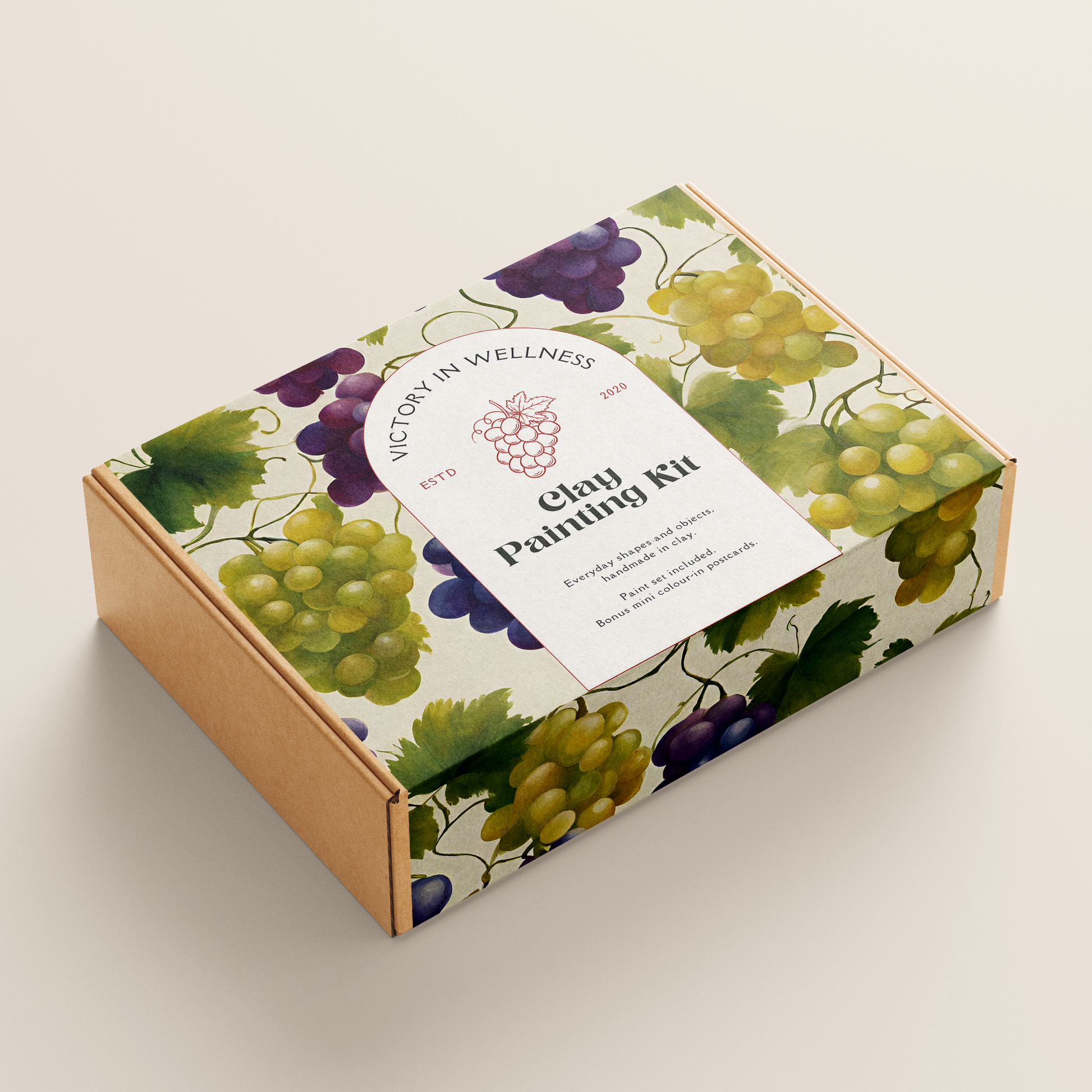 Grapes Fruit Clay Paint Kit | by Victory In Wellness-1