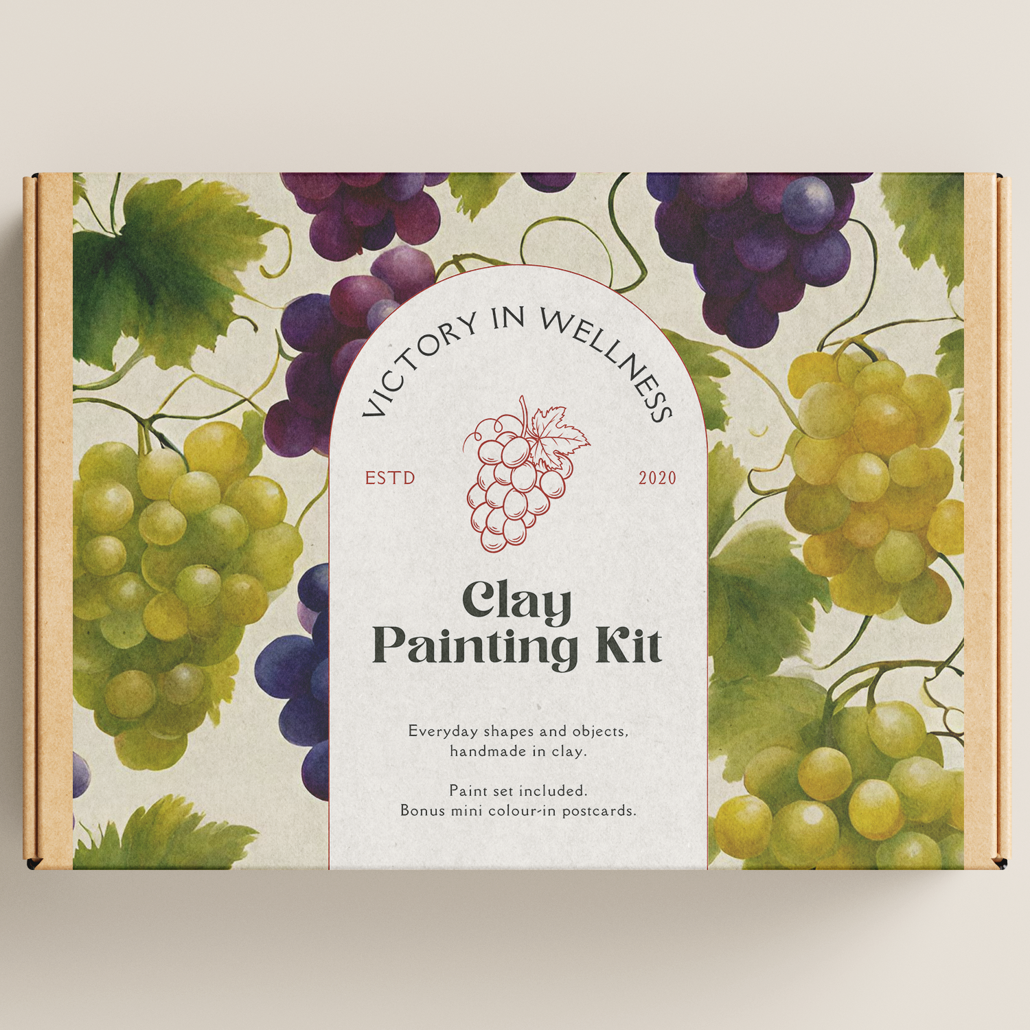 Grapes Fruit Clay Paint Kit | by Victory In Wellness-0