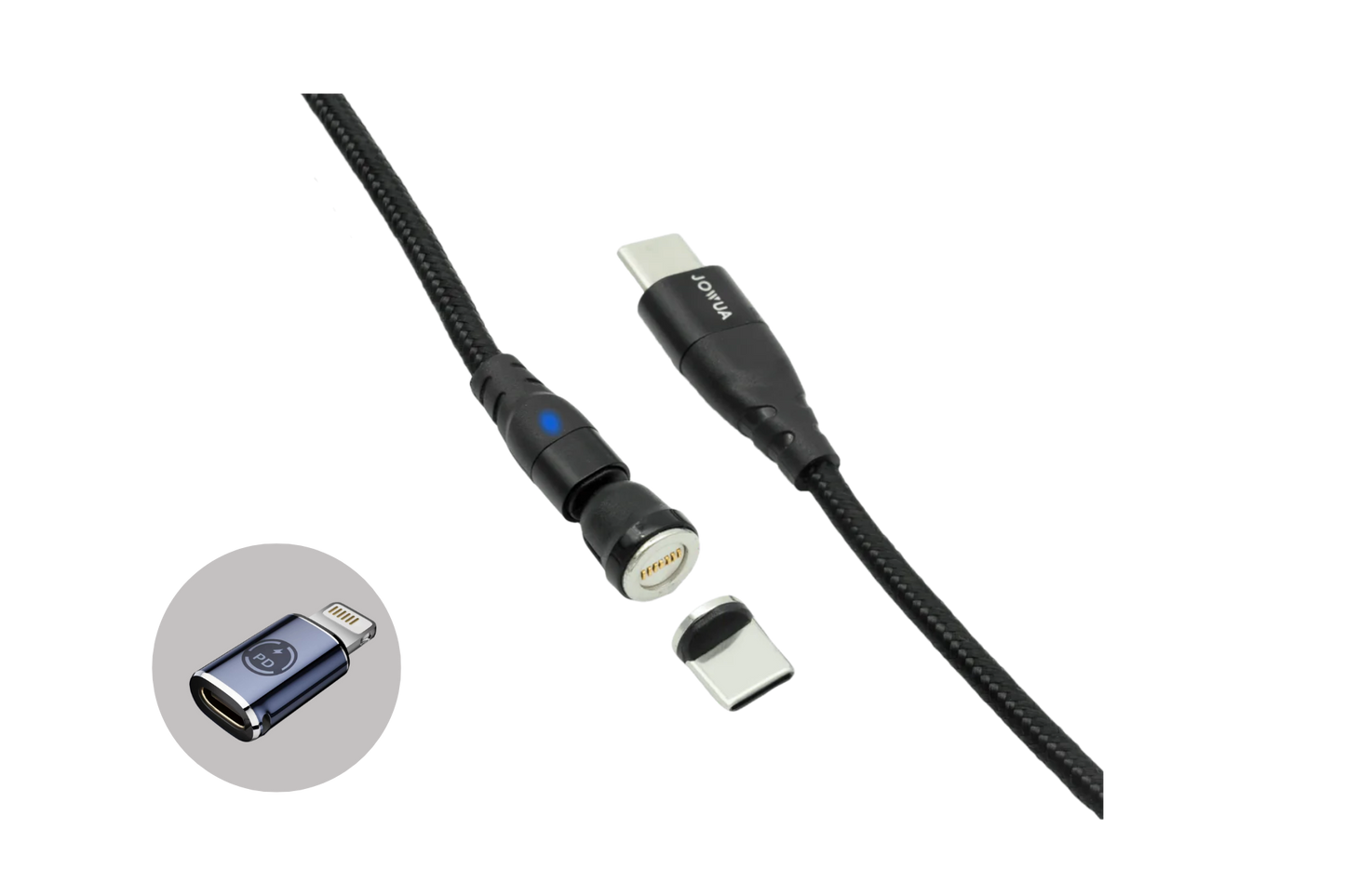 Magnetic Charging Cable USB-C to USB-C (0.4M/1M/1.8M)